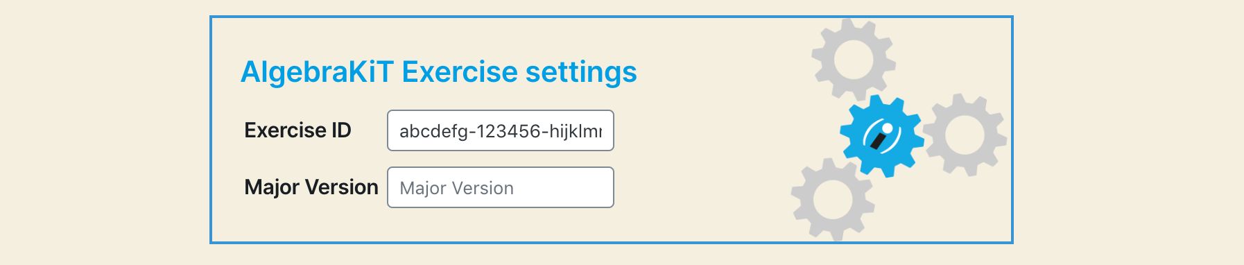 The Algebrakit Exercise Block